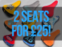 Wheelie seats (2 for £25 offer)